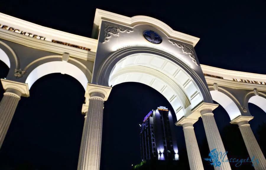 Monumental arched entrance made with architectural GRC — 2